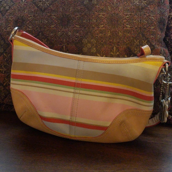 Coach Soho Hobo Multicolor Leather Shoulder Bag - Picture 2 of 8